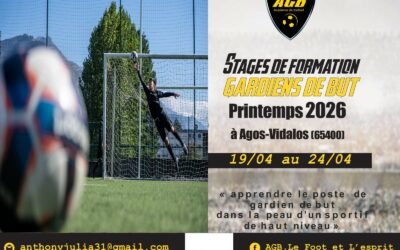 Stage AGB printemps 2026 : inscriptions ouvertes
